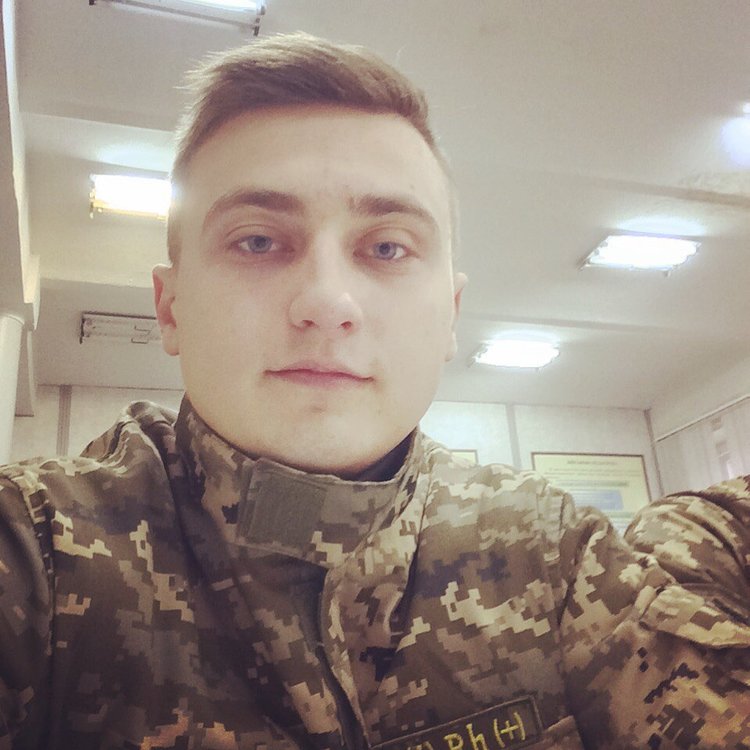 Денис Вовк с женой