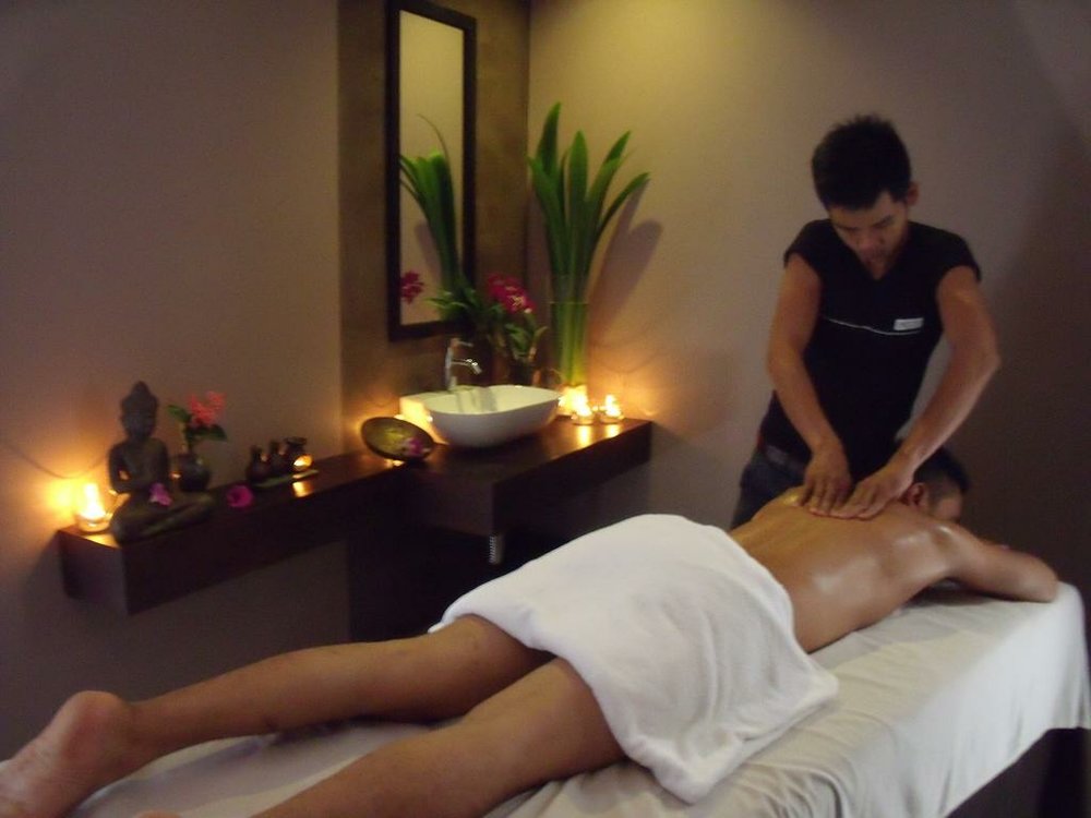 Shared handsome glasses massage